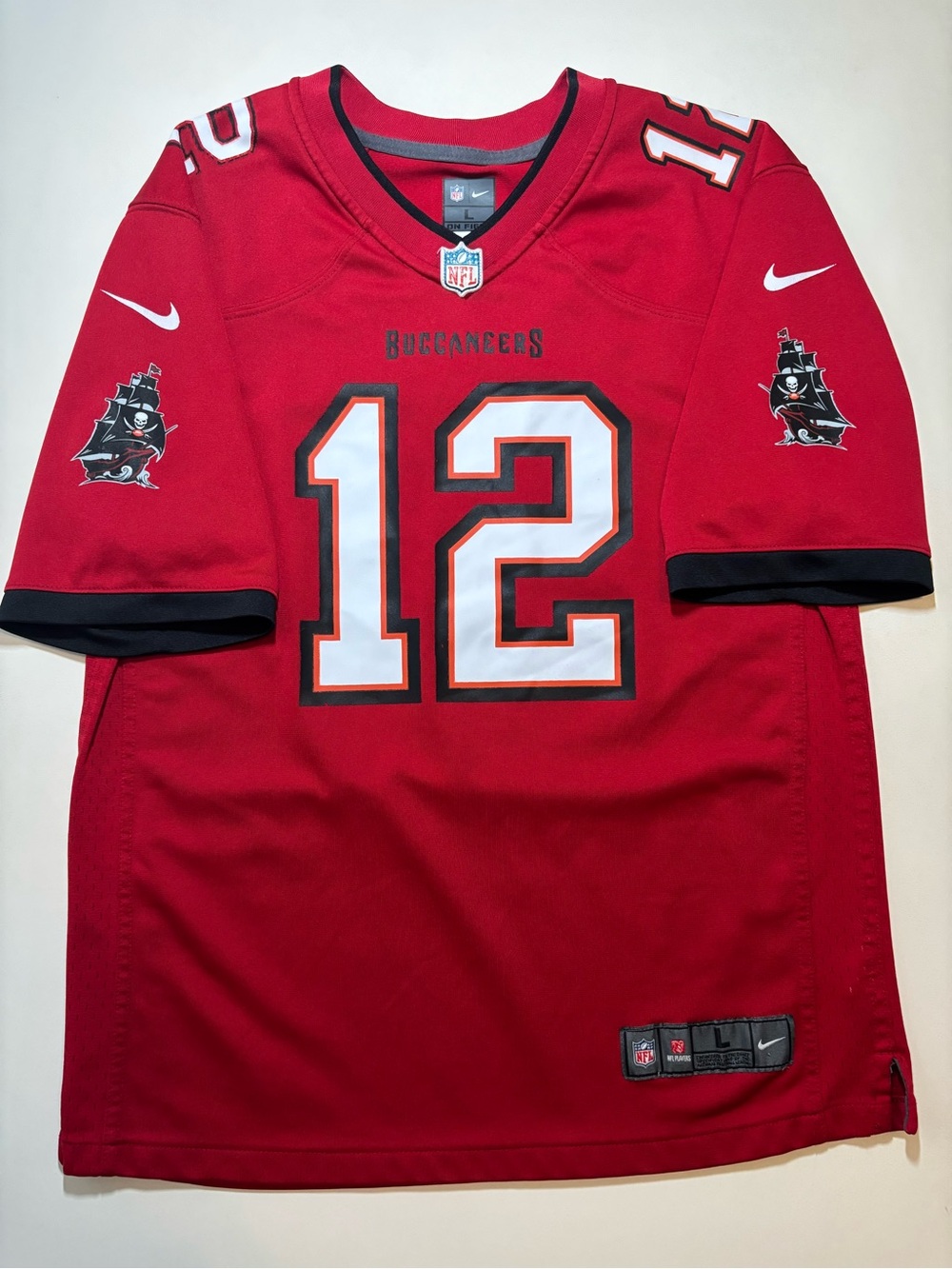 Nike Tampa Bay Buccaneers Tom Brady  #12 Red Men's Jersey #94169 07/2021